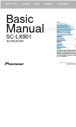 Pioneer SC-LX901 Базовий посібник