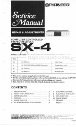 Pioneer SX-4 Service-Handbuch