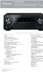 Pioneer VSX-1023-K Merkmale und Spezifikationen