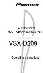 Pioneer VSX-D209 Operating Instructions Manual