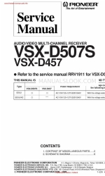 Pioneer VSX-D457 Servicehandleiding