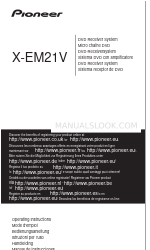 Pioneer X-EM21V Gebruiksaanwijzing