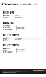 Pioneer XV-DV360 Operating Instructions Manual