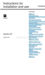 Ariston AQUALTIS ADS9D 297 Manuale di istruzioni per l'installazione e l'uso