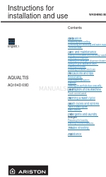 Ariston AQUALTIS AQ104D 69D Інструкція з монтажу та використання