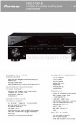 Pioneer VSX-519V Ficha de especificações