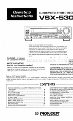 Pioneer VSX-5300 Manual de instrucciones