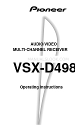 Pioneer VSX-D498 Manuel d'utilisation