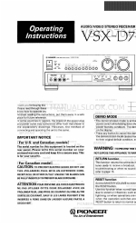 Pioneer VSX-D704S Manual de instrucciones