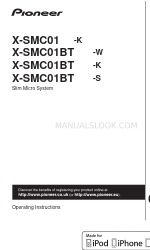 Pioneer X-SMC01-K Operating Instructions Manual