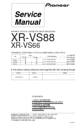 Pioneer XR-VS66 Service-Handbuch