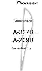 Pioneer A-307R A-209R Руководство по эксплуатации