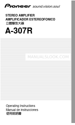 Pioneer A-307R A-209R Operating Instructions Manual