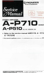 Pioneer A-P510 Service Manual