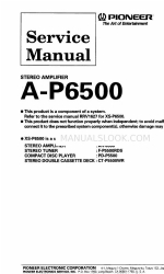 Pioneer A-P6500 Service Manual