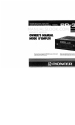 Pioneer BP-320 Kullanıcı El Kitabı