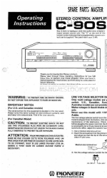 Pioneer C-90S Manual de instrucciones