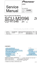 Pioneer CD-R1546ZH Service Manual