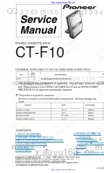 Pioneer CT-F10 Servise Manual