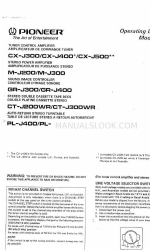 Pioneer CT-J3Z00WR Operating Instructions Manual