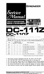 Pioneer DC-111Z Servicehandleiding