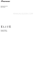 Pioneer Elite A-20 Operating Instructions Manual