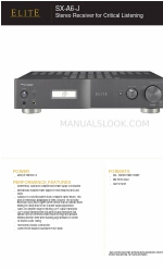 Pioneer Elite SX-A6-J Spezifikationsblatt