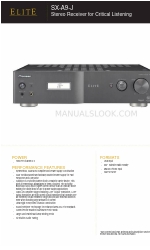 Pioneer Elite SX-A9-J Specification Sheet