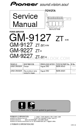 Pioneer GM-2127ZT/E Manuale di servizio