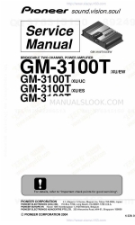 Pioneer GM-3100T Manual de servicio