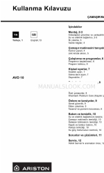 Ariston AVD 10 Manual de instrucciones