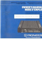 Pioneer GM-3400 Manual do Proprietário