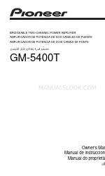 Pioneer GM-3400T Manual do Proprietário