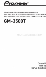 Pioneer GM-3500T Owner's Manual