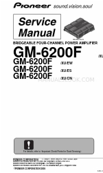 Pioneer GM-6200F Manual de serviço