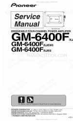 Pioneer GM-6400F/XJ/EW5 Service Manual