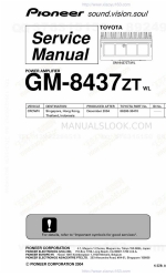 Pioneer GM-8437ZT Manual de servicio