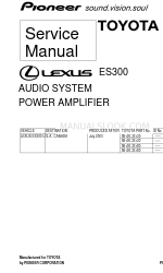 Pioneer GM-8637ZT-91/UC Manual de serviço