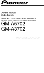 Pioneer GM-A3702 Gebruikershandleiding