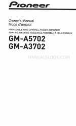 Pioneer GM-A5702 Owner's Manual