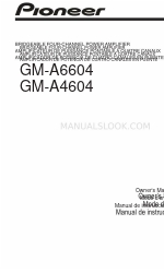 Pioneer GM-A6604 Owner's Manual