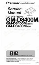 Pioneer GM-D8400M - Amplifier Service Manual