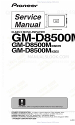 Pioneer GM-D8500M/XSESW5 Service Manual