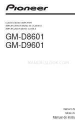 Pioneer GM-D8601 Gebruikershandleiding