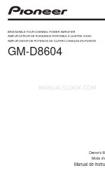 Pioneer GM-D8604 소유자 매뉴얼