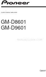 Pioneer GM-D9601 Owner's Manual