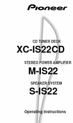 Pioneer M-IS22 Panduan Petunjuk Pengoperasian