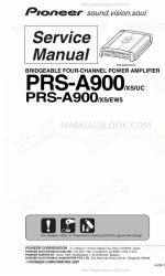 Pioneer Premier PRS-A900 Manual de serviço