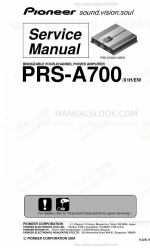 Pioneer PRS-A700 Panduan Servis