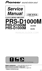 Pioneer PRS-D1000M Service-Handbuch